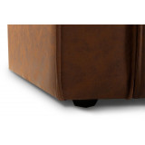 Диван еврокнижка Лофт велюр коричневый Buffalo Brown