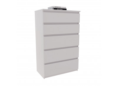 Комод Мори-Норд 700.5 направляющие полного выдвижения Белый