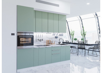Модульная кухня Фьюжн-03 Silky Mint