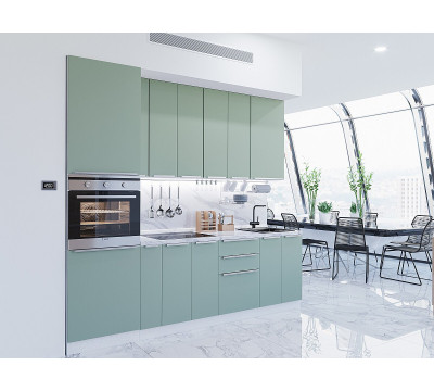 Модульная кухня Фьюжн-03 Silky Mint