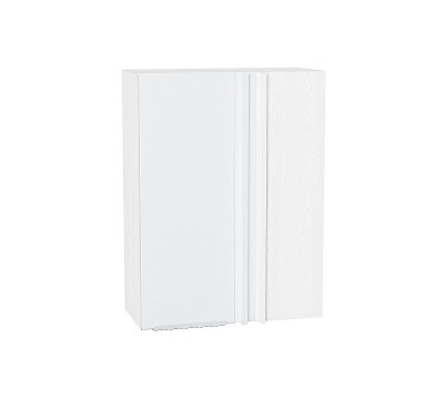 Шкаф верхний прямой угловой Фьюжн Silky White / Белый 690 мм 920 мм