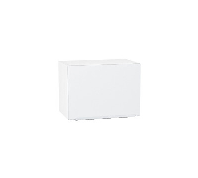Шкаф верхний горизонтальный Фьюжн Silky White / Белый 500 мм