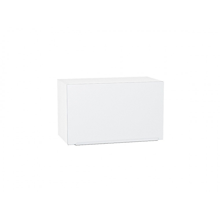 Шкаф верхний горизонтальный Фьюжн Silky White / Белый 600 мм