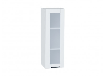 Шкаф верхний с 1-ой остекленной дверцей Флэт Плюс White In 2S, 920х300х318