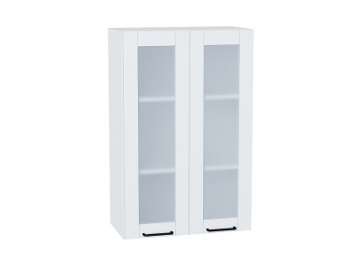 Шкаф верхний с 2-мя остекленными дверцами Флэт Плюс White In 2S, 920х600х318