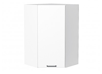 Шкаф верхний угловой Флэт White In 2S, 920х600х600