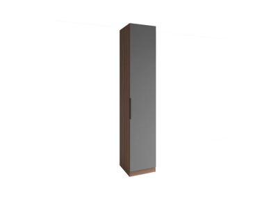 Шкаф с 2 ящиками Роза Орех Франклин/Ройс Графит Скин 450/2336/500