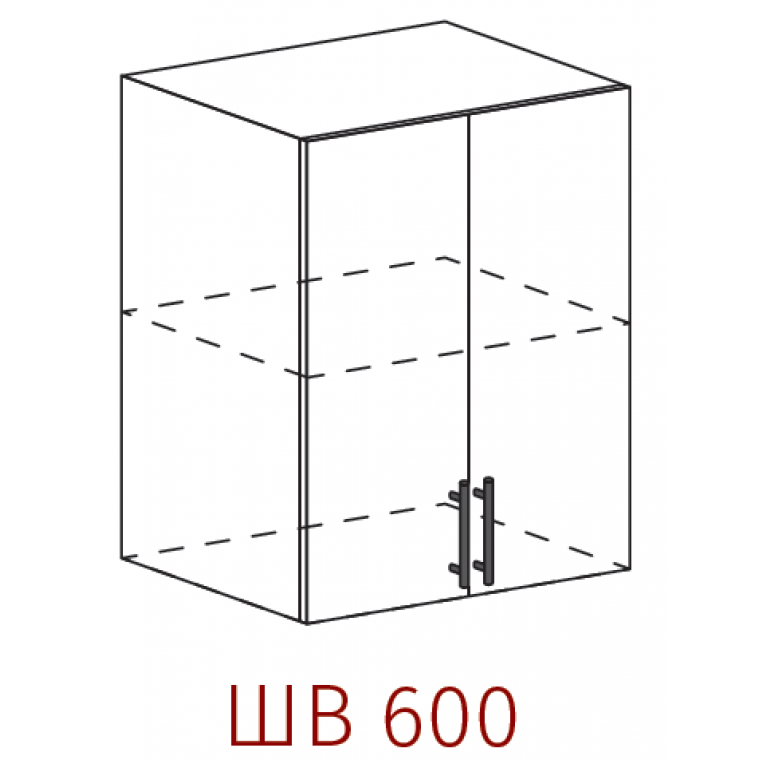 Шкаф верхний 600