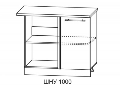 ШНУ 1050. ШКАФ НИЖНИЙ УГЛОВОЙ 1050