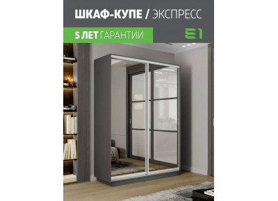 Шкаф-купе Экспенс, 140х60х240 1EEKD_140240_DM