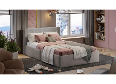 Кровать Тейлор Микровелюр Linea Grande 25/Connect 25 (мокко) 1200х1900 мм