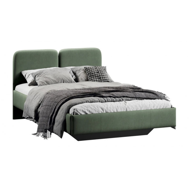 Кровать Флори Тип 1 (1200) Велюр Ultra Olive