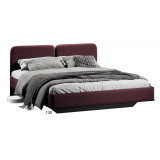 Кровать Флори Тип 1 (1600) Велюр Ultra Berry