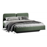 Кровать Флори Тип 1 (1600) Велюр Ultra Olive