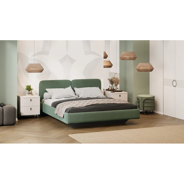 Кровать Флори Тип 1 (1600) Велюр Ultra Olive Кровать Флори Тип 1 (1600) Велюр Ultra Olive