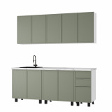 Кухня 2,0 м Астрид эвкалипт софт MF12