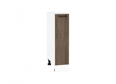 Шкаф нижний бутылочница Флэт Brown Casella Oak 2S / Белый 816*200*478 мм
