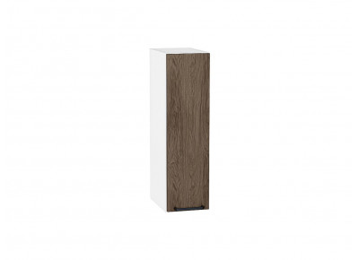 Шкаф верхний бутылочница Флэт Brown Casella Oak 2S / Белый 716*200*318 мм