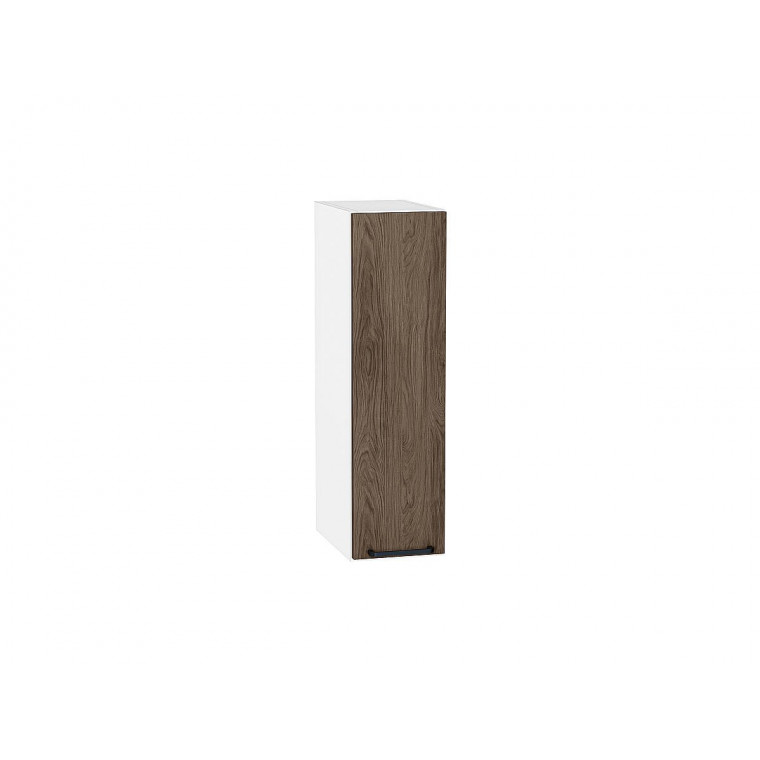Шкаф верхний бутылочница Флэт Brown Casella Oak 2S / Белый 716*200*318 мм