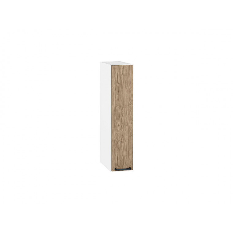 Шкаф верхний бутылочница Флэт Natural Casella Oak 2S / Белый 716*150*318 мм