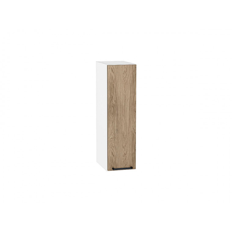 Шкаф верхний бутылочница Флэт Natural Casella Oak 2S / Белый 716*200*318 мм
