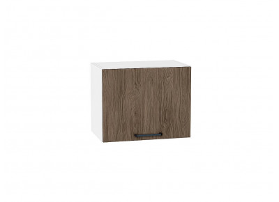 Шкаф верхний горизонтальный Флэт Brown Casella Oak 2S / Белый 358*450*318 мм