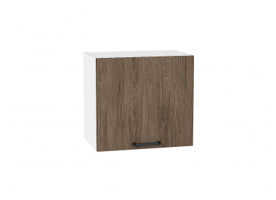 Шкаф верхний горизонтальный Флэт Brown Casella Oak 2S / Белый 458*500*318 мм