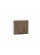 Шкаф верхний горизонтальный Флэт Brown Casella Oak 2S / Белый 458*500*318 мм