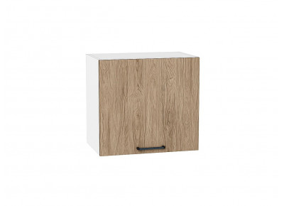 Шкаф верхний горизонтальный Флэт Natural Casella Oak 2S / Белый 458*500*318 мм