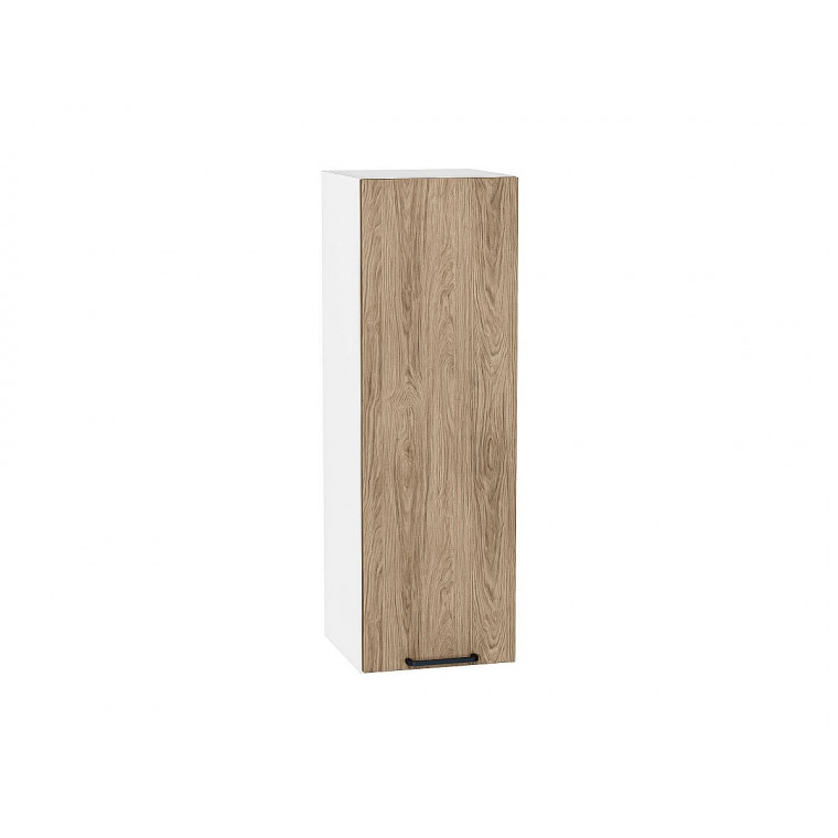 Шкаф верхний с 1-ой дверцей Флэт Natural Casella Oak 2S / Белый 920*300*318 мм