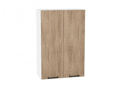 Шкаф верхний с 2-мя дверцами Флэт Natural Casella Oak 2S / Белый 920*600*318 мм