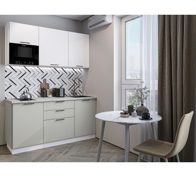 Модульная кухня Лайт-01 Special White/Special Grey