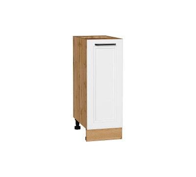 Шкаф нижний с 1-ой дверцей Нео White Silk / Дуб Вотан 816*300*480 мм