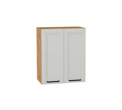 Шкаф верхний с 2-мя дверцами Нео Grey Silk / Дуб Вотан 716*600*320 мм