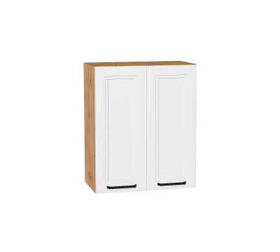 Шкаф верхний с 2-мя дверцами Нео White Silk / Дуб Вотан 716*600*320 мм