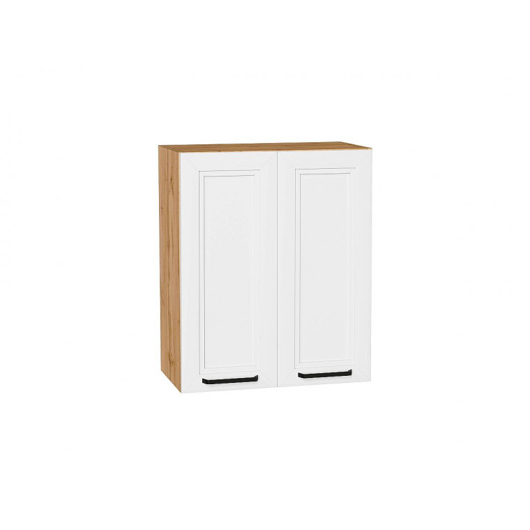 Шкаф верхний с 2-мя дверцами Нео White Silk / Дуб Вотан 716*600*320 мм