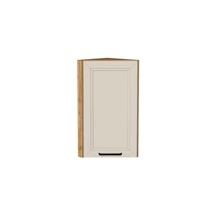Шкаф верхний торцевой Нео Cream Silk / Дуб Вотан 716*300*306 мм