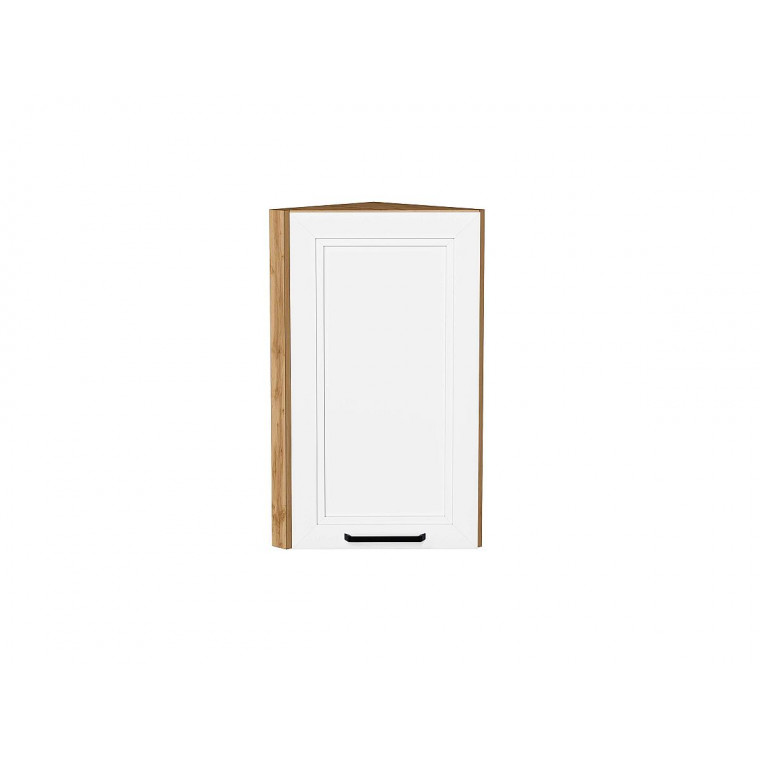 Шкаф верхний торцевой Нео White Silk / Дуб Вотан 716*300*306 мм