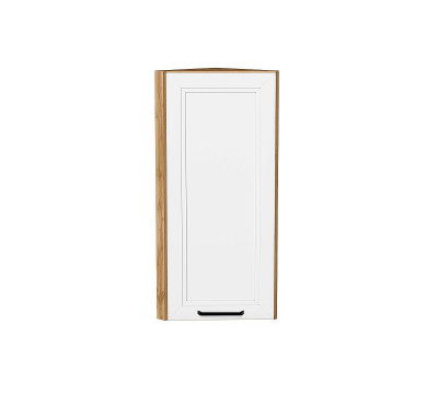 Шкаф верхний торцевой Нео White Silk / Дуб Вотан 920*300*306 мм