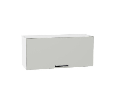 Шкаф верхний горизонтальный Лайт Special Grey / Белый 358*800*318 мм