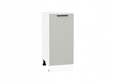 Шкаф нижний с 1-ой дверцей Лайт Special Grey / Белый 816*350*478 мм