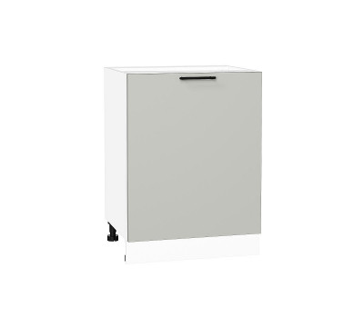 Шкаф нижний с 1-ой дверцей Лайт Special Grey / Белый 816*600*478 мм