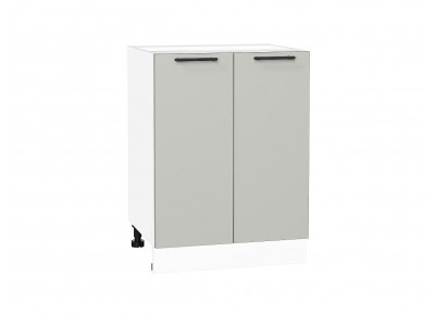 Шкаф нижний с 2-мя дверцами Лайт Special Grey / Белый 816*600*478 мм