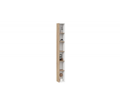 Стеллаж переходной Порто - ТД-393.07.25 Белый Жемчуг, Яблоня Беллуно, Белый софт
