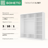 Шкаф-купе Лоял 3дв.- Зеркало, LoyalZ_180_B