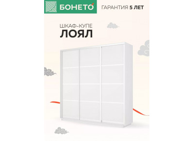 Шкаф-купе Лоял 3дв.- ДСП, LoyalD_180_B