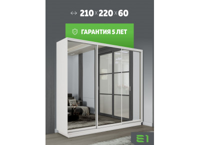 Шкаф-купе Экспенс, 210х60х220 EEKT_210_B