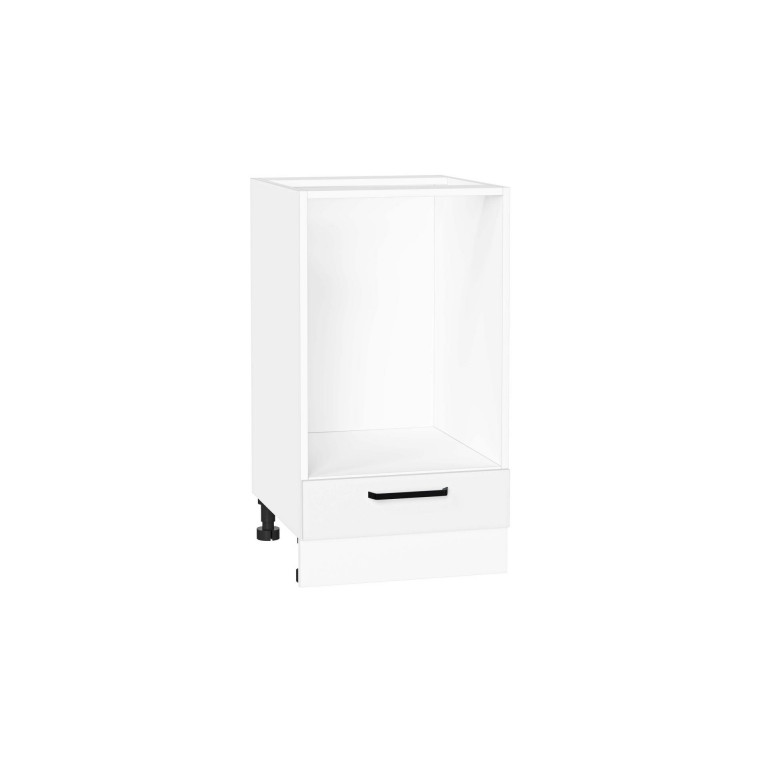 Шкаф нижний под духовку Нео 450 White Silk / Белый