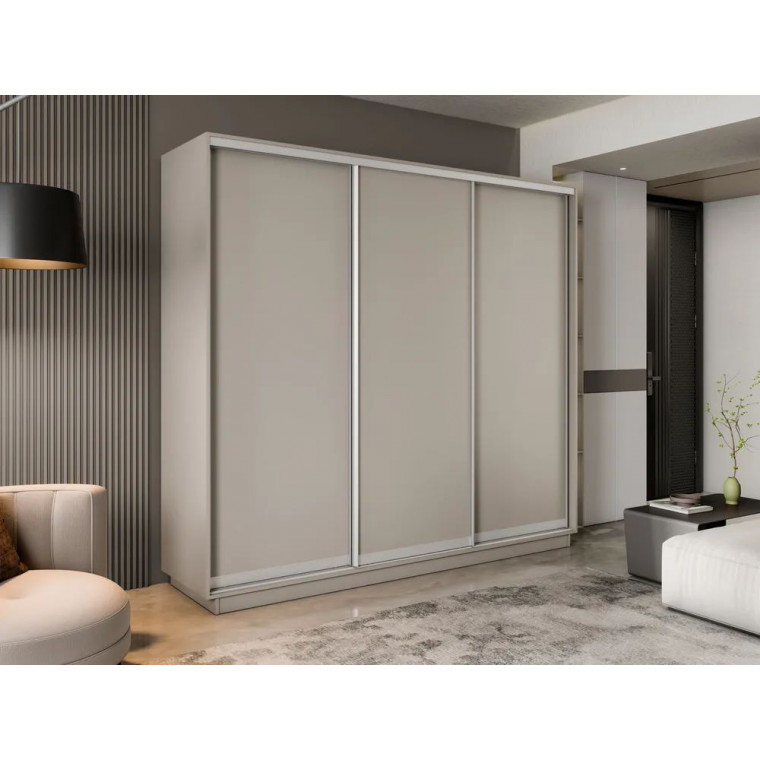 Шкаф-купе Экспресс 3-х дверный, ЛДСП, 210х45х240 см, Кашемир