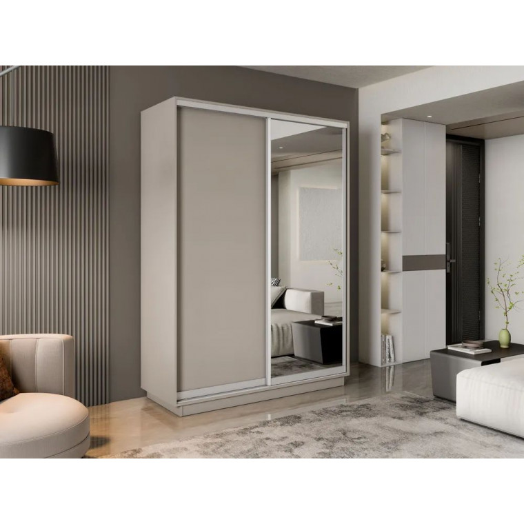 Шкаф-купе Дуо Медиум 2дв, 140х60х240 см, (Кашемир)